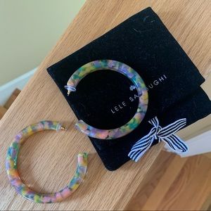 Lele Sadoughi “Oversized Broadway Hoop”